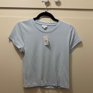 NWT J. Crew Soft Blue Crop Top